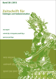 Zeitschrift für Indologie und Südasienstudien 30/2013