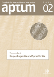 Aptum - Zeitschrift für Sprachkritik und Sprachkultur 02/2014