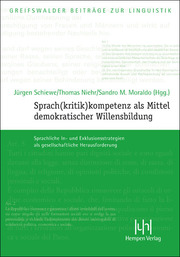 Sprach(kritik)kompetenz als Mittel demokratischer Willensbildung - Cover