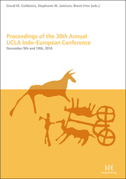Proceedings of the 30th Annual UCLA Indo-European Conference - Cover