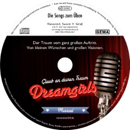 25 Übungs-CDs 'Dreamgirls - glaub an deinen Traum'