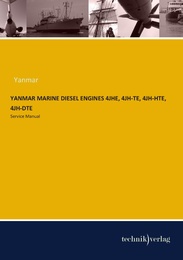 YANMAR MARINE DIESEL ENGINES 4JHE, 4JH-TE, 4JH-HTE, 4JH-DTE