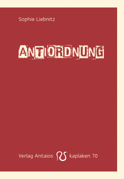 Antiordnung - Cover