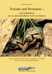 Testudo und Hermanni - zwei Schildkröten, wie sie unterschiedlicher nicht sein können