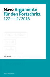 Novo - Argumente für den Fortschritt 122,2/2016 - Cover