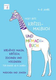 Kritzel-Malbuch und Mitmach-Buch