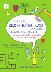 Kinder-Rätsel-Buch ab 3 Jahre - Cover