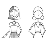 Malbuch Mädchen-Figuren - Abbildung 6