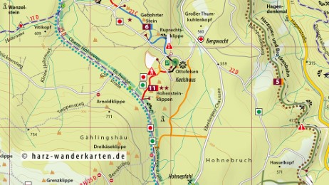 MTB Trail-Karte Harz 1: Wernigerode - Ilsenburg - Schierke - Brocken - Abbildung 2