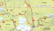 MTB Trail-Karte Harz: Bad Harzburg - Okertal - Altenau - Brocken - Abbildung 2