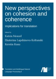 New perspectives on cohesion and coherence - Cover
