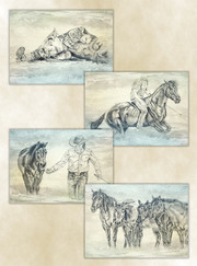Poster-Set 'Horsemanship'