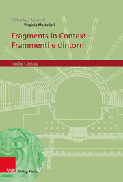 Fragments in Context - Frammenti e dintorni - Cover