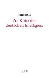 Zur Kritik der deutschen Intelligenz - Cover