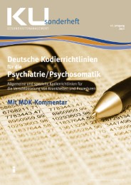 Deutsche Kodierrichtlinien für die Psychiatrie/Psychosomatik (DKR-Psych) 2017 - Cover