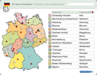 Ich kenne Deutschland - 1. Bundesländer & Landeshauptstädte, 2. Flüsse, 3. Gebirge im Set - Abbildung 1