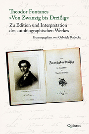 Theodor Fontanes 'Von Zwanzig bis Dreißig'