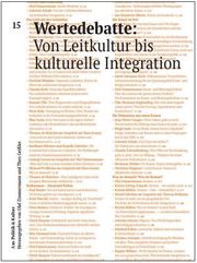 Wertedebatte: Von Leitkultur bis kulturelle Integration - Cover