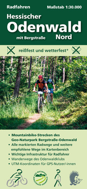 Radfahren, Hessischer Odenwald Nord mit Bergstraße - Cover
