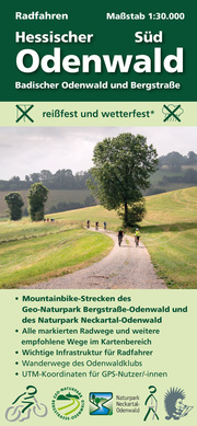 Radfahren, Hessischer Odenwald Süd / Badischer Odenwald und Bergstraße
