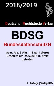 Bundesdatenschutzgesetz (BDSG) - Cover