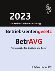 Betriebsrentengesetz - BetrAVG - Cover