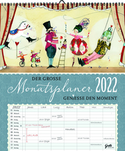 Großer Monatsplaner 'Geniesse den Moment' 2021 - Cover