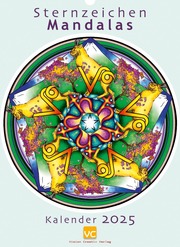 Sternzeichen-Mandalas. Kalender 2025
