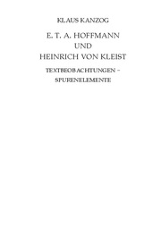 E. T. A. Hoffmann und Heinrich von Kleist