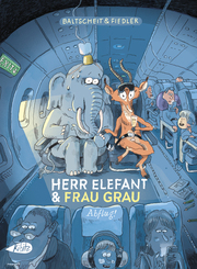 Herr Elefant und Frau Grau: Abflug - Cover