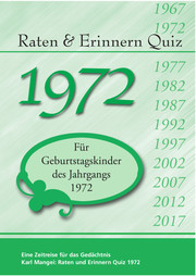 Raten und Erinnern Quiz 1972