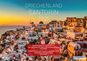 Kalender Griechenland - Santorin 2025 A2 querformat