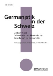 Germanistik in der Schweiz