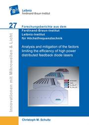 Analysis and mitigation of the factors limiting the efficiency of high power distributed feedback diode lasers (Band 27) - Cover