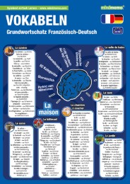 mindmemo Lernfolder - Grundwortschatz Französisch / Deutsch - 1100 Vokabeln lernen leicht gemacht