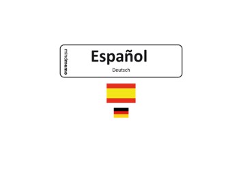 mindmemo Vokabel Sticker - Grundwortschatz Spanisch / Deutsch - 280 Vokabel Aufkleber für Kinder und Erwachsene - Abbildung 2