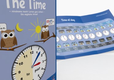 mindmemo Lernfolder - TIME - Englisch lernen Uhrzeit für Kinder - Abbildung 2