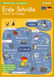 mindmemo Lernfolder - Erste Schritte - Deutsch für Anfänger - spielend Deutsch lernen - Cover