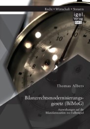 Bilanzrechtsmodernisierungsgesetz (BilMoG): Auswirkungen auf die Bilanzkennzahlen mit Fallbeispiel - Cover