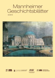 Mannheimer Geschichtsblätter 32/2016 - Cover