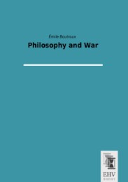 Philosophy and War