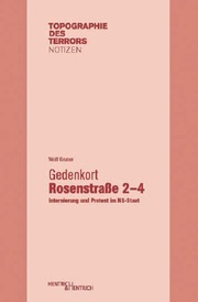 Gedenkort Rosenstraße 2-4 - Cover