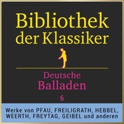 Bibliothek der Klassiker: Deutsche Balladen 6 - Cover