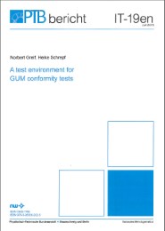 A test enviroment for GUM conformity tests