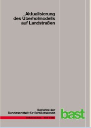 Aktualisierung des Überholmodells auf Landstraßen - Cover