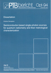 Semiconductor-based single-photon sources for quantum radiometry and their metrolgical characterization