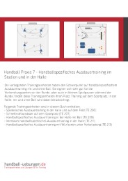 Handball Praxis 7 - Handballspezifisches Ausdauertraining im Stadion und in der Halle - Abbildung 1