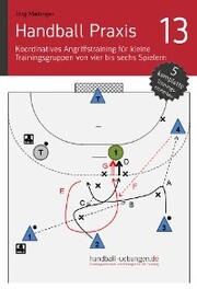 Handball Praxis 13 - Koordinatives Angriffstraining für kleine Trainingsgruppen von vier bis sechs Spielern - Cover