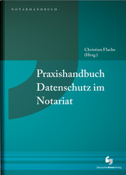 Praxishandbuch Datenschutz im Notariat - Cover