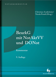 BeurkG mit NotAktVV und DONot - Cover